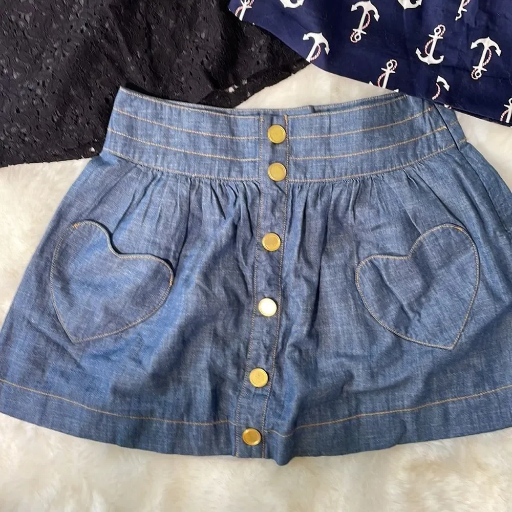 Skirt hearts preppy lot 3 bundle of three